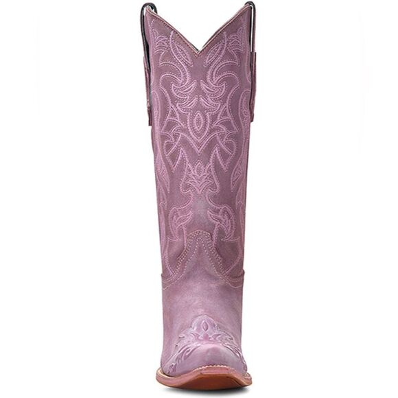 NWT Corral Women's Embroidered Western Boots - Snip Toe Pink Size 7 - Picture 3 of 11